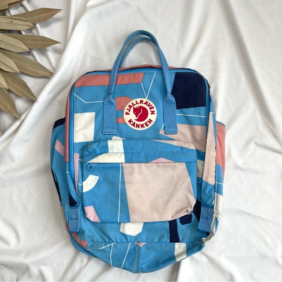 Fjallraven Accessories Fjallraven Kanken Art Mini Ocean Surface